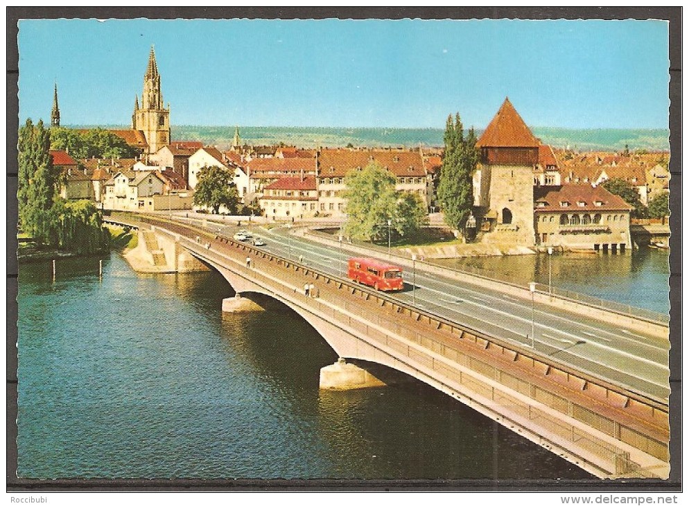 Deutschland, Konstanz, Brücke, Bus - Konstanz