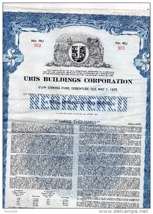 URIS  BUILDINGS CORPORATION - Other & Unclassified