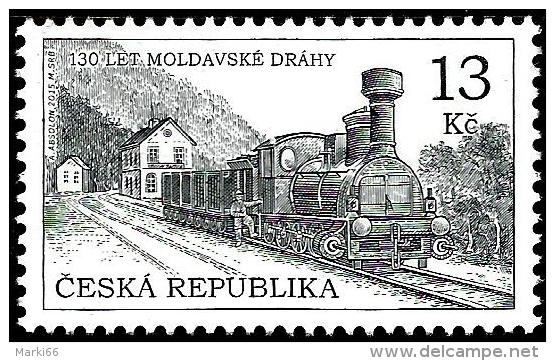 Czech Republic - 2015 - Technical Monuments - 130 Years Of The Moldava-Saxony Railway - Mint Stamp - Nuevos