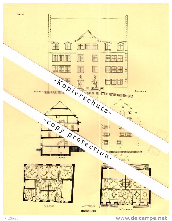 Photographien / Ansichten , 1928 , Bischofszell , Prospekt , Architektur , Fotos !!! - Bischofszell