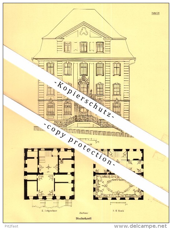 Photographien / Ansichten , 1928 , Bischofszell , Prospekt , Architektur , Fotos !!! - Bischofszell