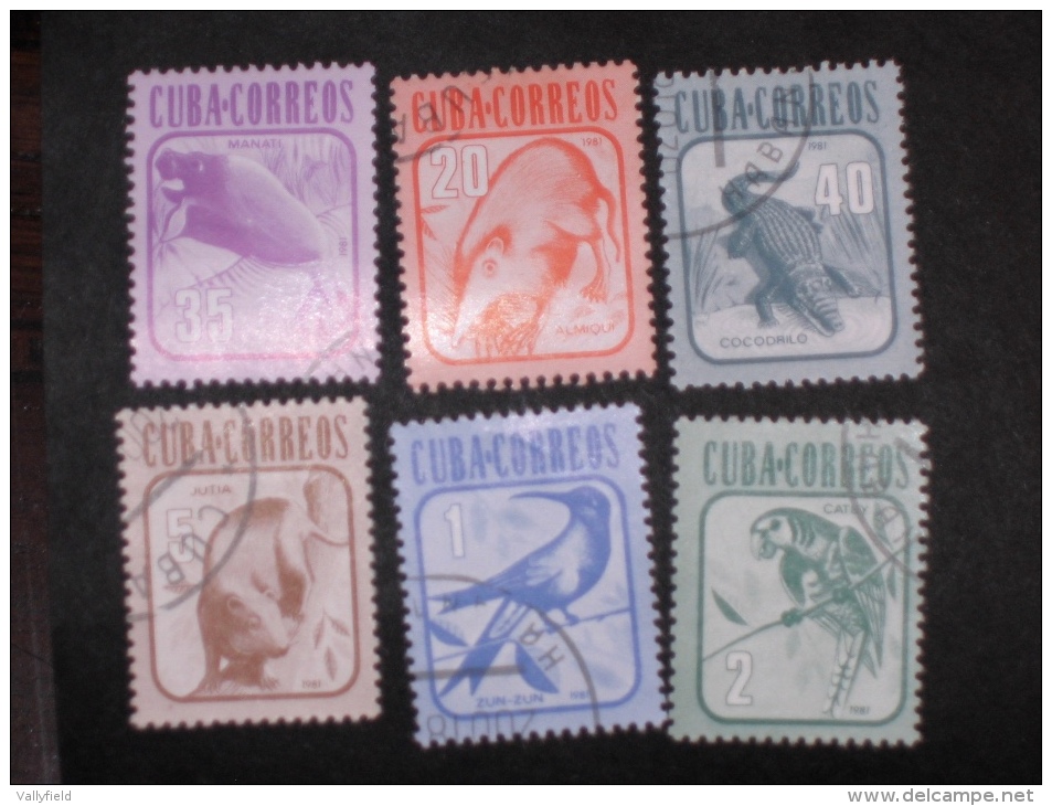 CUBA     1981   LOT# 33  FAUNA - Oblitérés