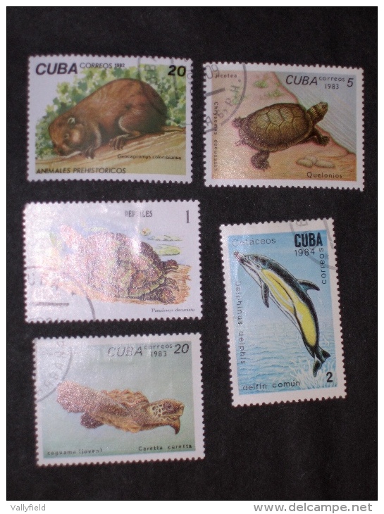 CUBA     1982-4   LOT# 38  ( MARINE) FAUNA - Oblitérés