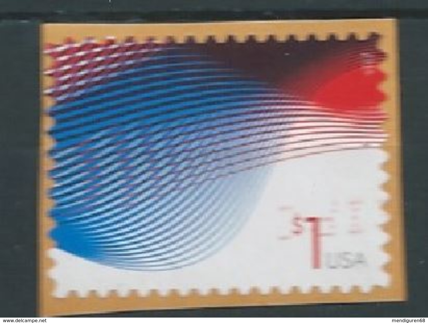 VERINIGTE STAATEN ETATS UNIS USA 2015 Patriotic Waves  $1.00 USED ON PAPER SC 4953 MI 5142 YT 4774 - Usados