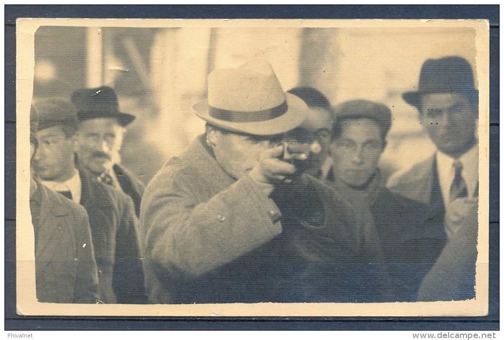 ITALIA , TARJETA POSTAL FOTOGRAFICA , FIESTA , VERBENA , TIRO DE CARABINA. ESCRITA AL DORSO , NO CIRCULADA - Fotografía