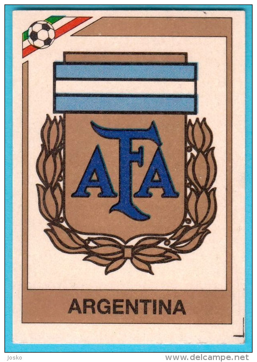MEXICO 86 No. 72 - Panini Argentina Football Federation AFA ( Yugoslav Edition ) Soccer Fussball Futbol Association - Trading Cards