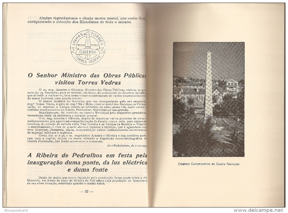 Torres Vedras - Relatório da Gerência desta Câmara no ano de 1954