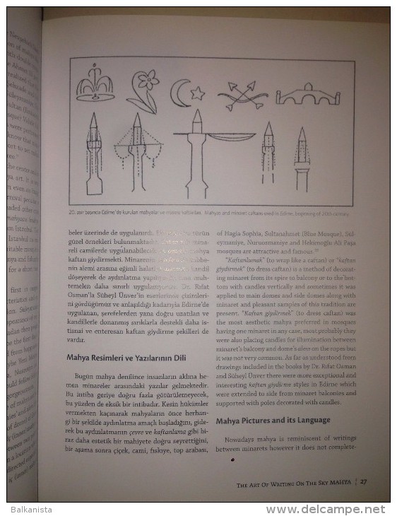 OTTOMAN ISLAM The Art Of Writing On The Sky Mahya Illustrated Book - Wörterbücher