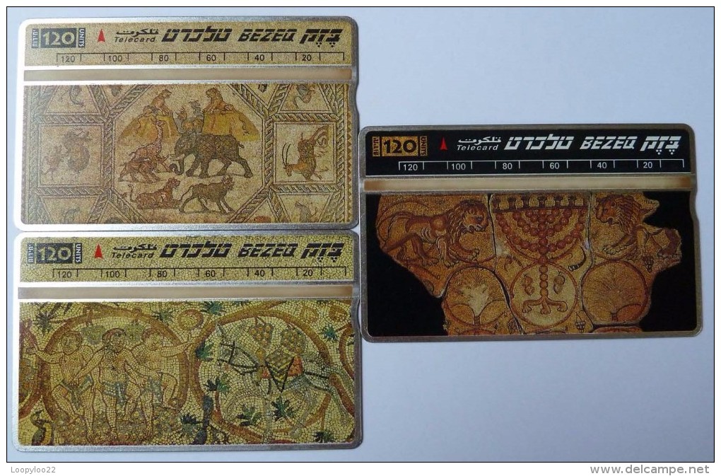 ISRAEL - L&G - Bezeq - Group Of 3 Cards - Mint - Israel