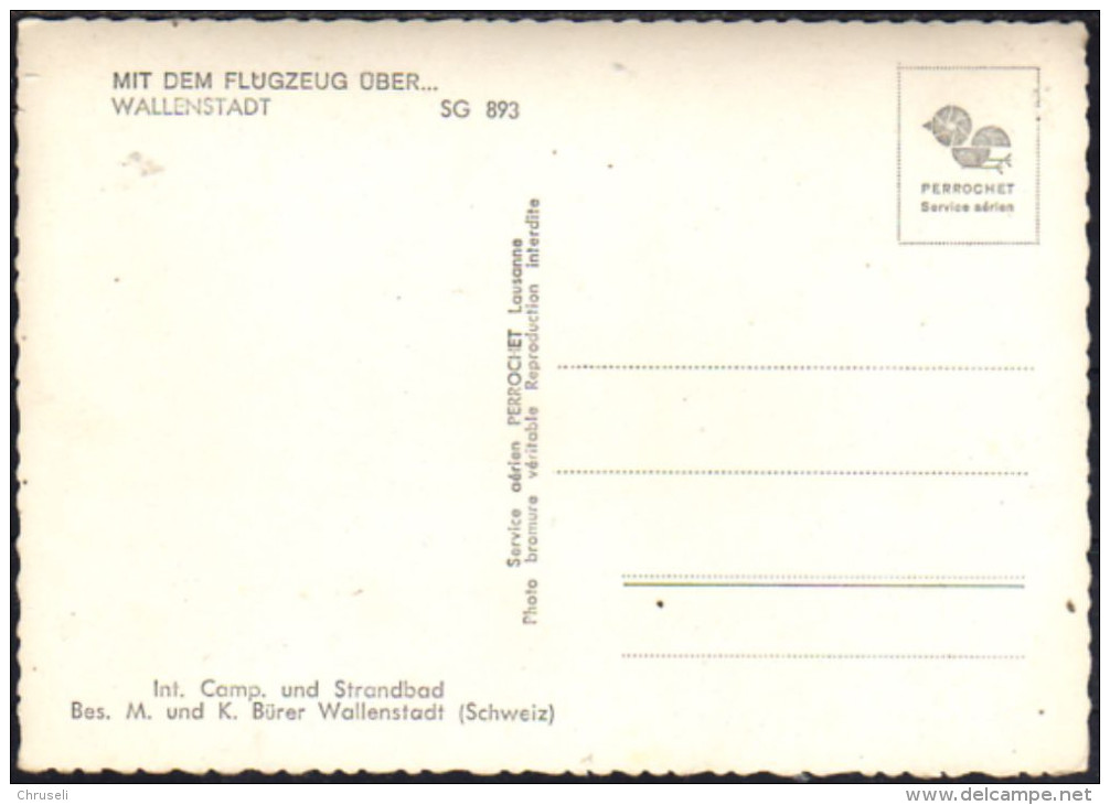 Wallenstadt  Fliegeraufnahme Camping - Otros & Sin Clasificación