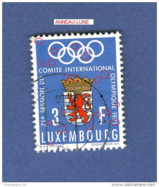 1971 N° 777  COMITÉ INTERNATIONAL OLYMPIQUE  OBLITÉRÉ - Abarten & Kuriositäten