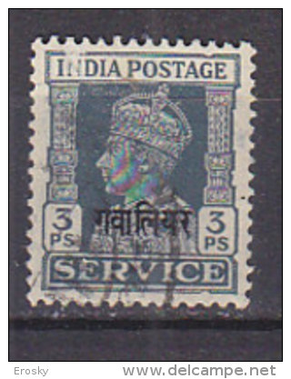 J3532 - BRITISH COLONIES GWALIOR SERVICE Yv N°51 - Gwalior