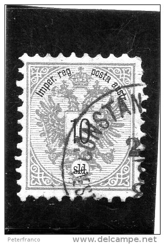 1886 Austria - Uffici Del Levante - Oostenrijkse Levant