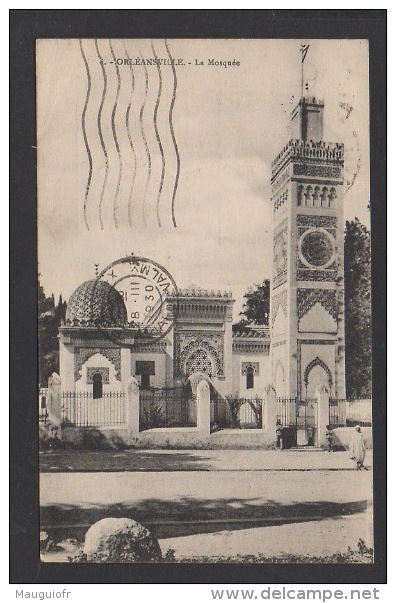 DF / ALGERIE / ORLÉANSVILLE / LA MOSQUÉE / CIRCULÉE EN 1930 - Chlef (Orléansville)