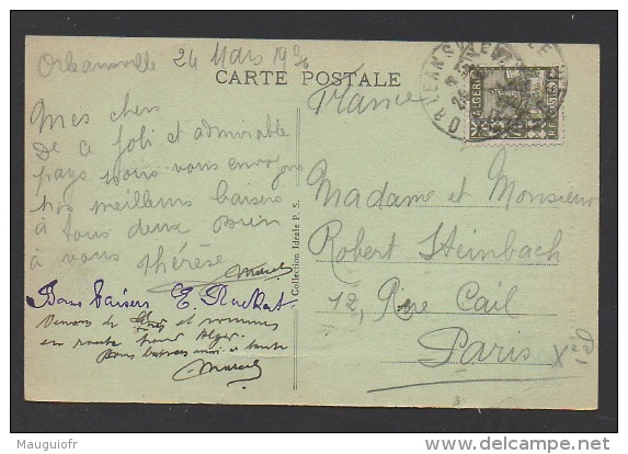 DF / ALGERIE / ORLÉANSVILLE / LA MOSQUÉE / CIRCULÉE EN 1930 - Chlef (Orléansville)