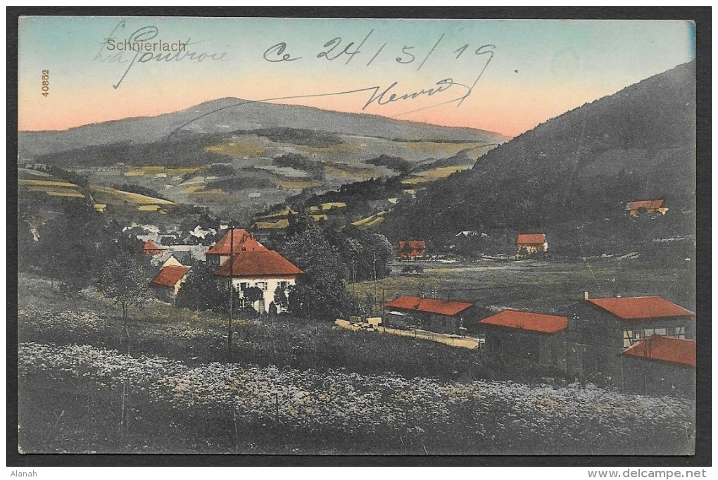 SCHNIERLACH LAPOUTROIE 1919 (Zimmerlin) Haut Rhin (68) - Lapoutroie