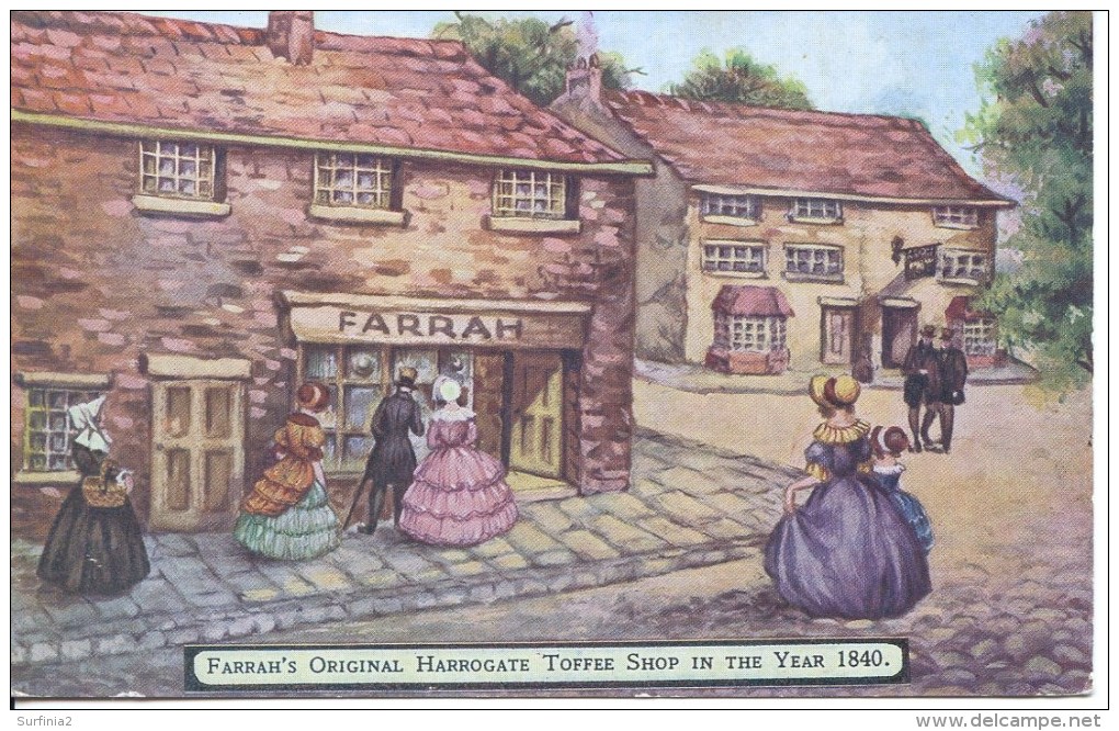 YORKS - HARROGATE -  FARRAH'S ORIGINAL TOFFEE SHOP Y1572 - Harrogate