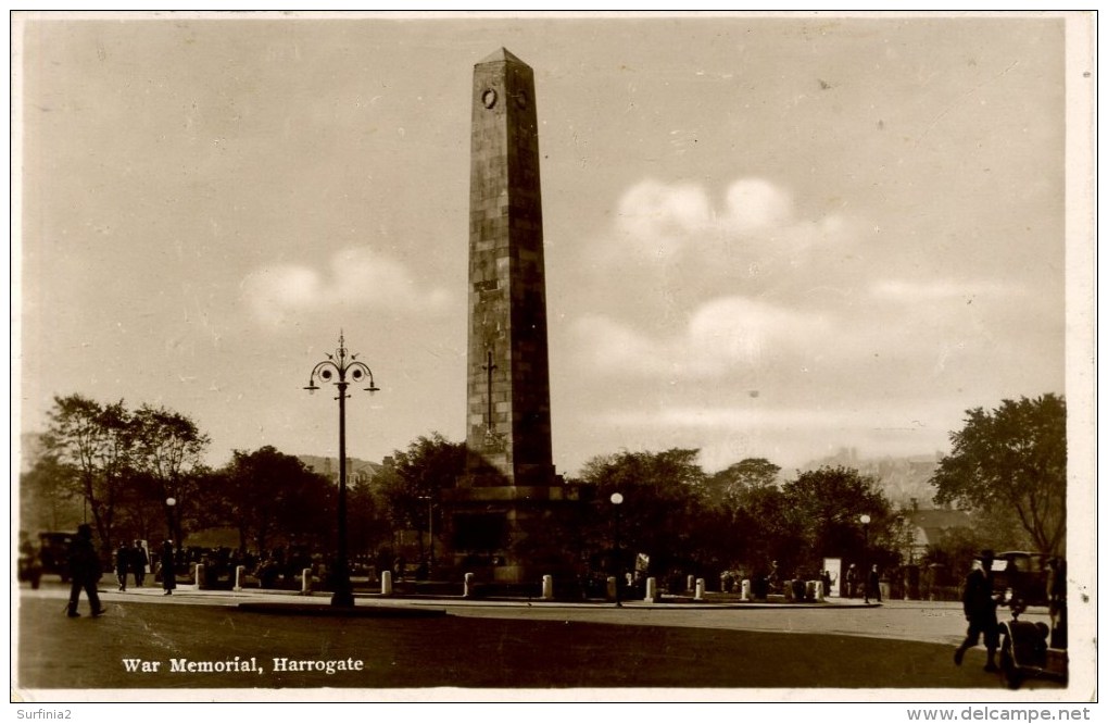 YORKS - HARROGATE -  WAR MEMORIAL RP Y1094a - Harrogate