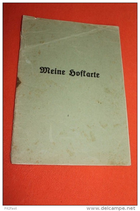 Altes Betriebsbuch , Erich Mönk ,1941/42 , Wusterhausen / Dosse , Ruppin - Kurmark , Landwirtschaft , Agrar , 24 Seiten - Wusterhausen