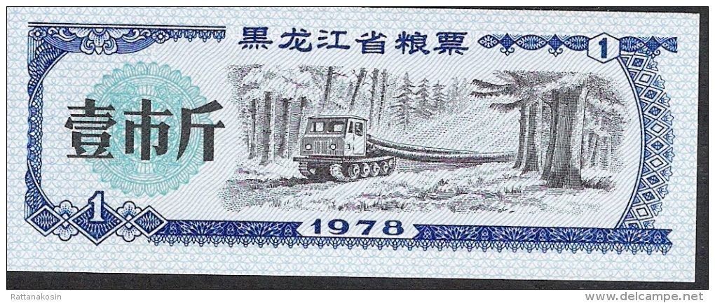 CHINA  COUPON NLP  1 JIN  1978   UNC. - China