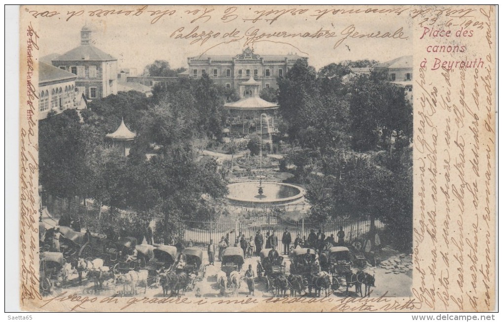 Beyrouth-paces Des Canons  -veduta  -1902 - Liban