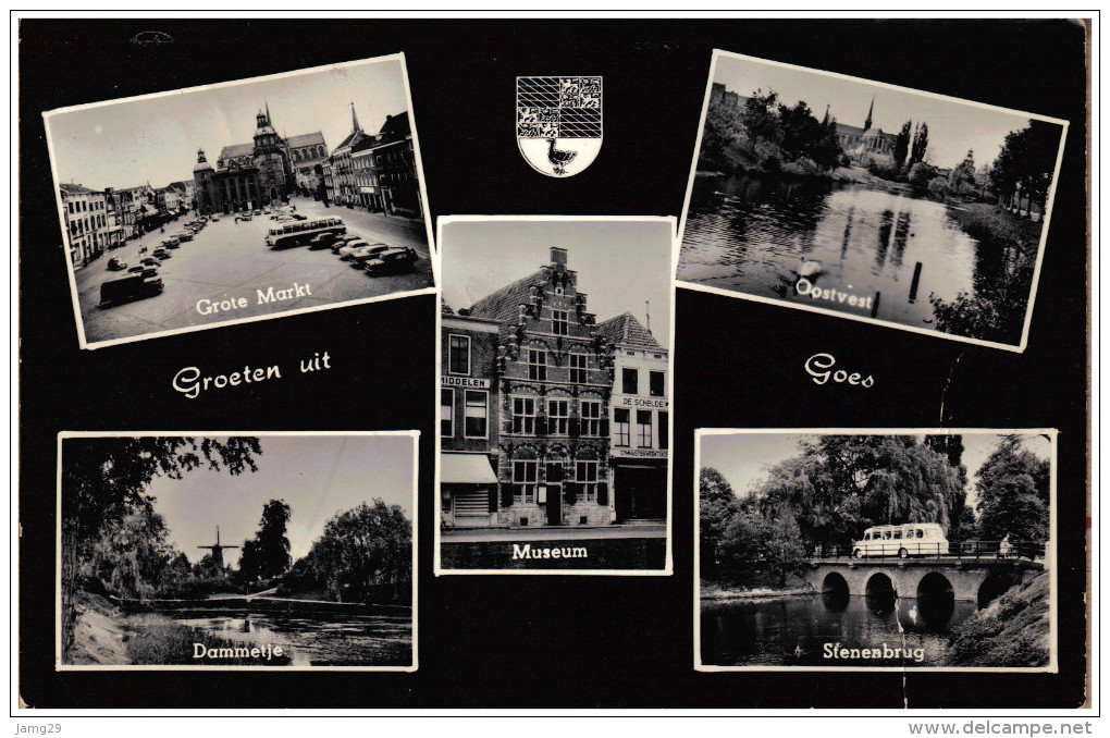 Nederland/Holland, Goes, Groeten Uit Goes, 5-luik, 1961 - Goes