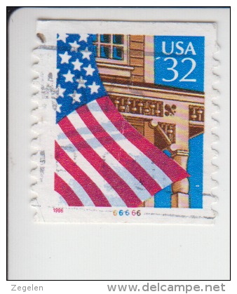 Verenigde Staten(United States) Rolzegel Met Plaatnummer Michel-nr 2726 I BCa Plaat 66666 - Roulettes (Numéros De Planches)