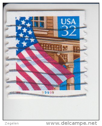Verenigde Staten(United States) Rolzegel Met Plaatnummer Michel-nr 2726 I BCa Plaat 99999 - Rollen (Plaatnummers)