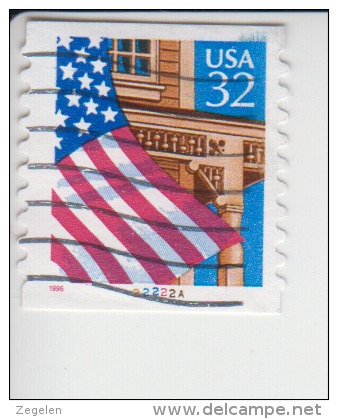Verenigde Staten(United States) Rolzegel Met Plaatnummer Michel-nr 2726 I BCa Plaat 22222A - Coils (Plate Numbers)