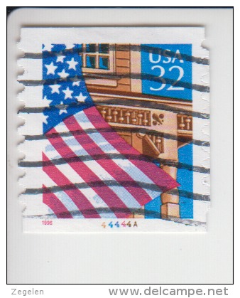 Verenigde Staten(United States) Rolzegel Met Plaatnummer Michel-nr 2726 I BCa Plaat 44444A - Coils (Plate Numbers)