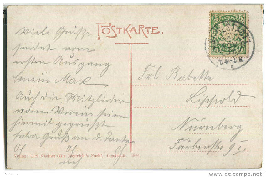 Ingolstadt - Cavalier Elbracht - Gel. 1907 - Verlag Carl Nüchter Ingolstadt - Ingolstadt