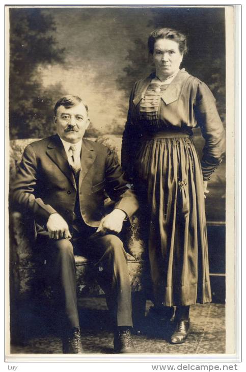 Photo Postcard, Family Picture - Fam. Paul GRUBITSCH, Cleveland, Ohio - Erinnerung Aus Der Ferne? - Cleveland