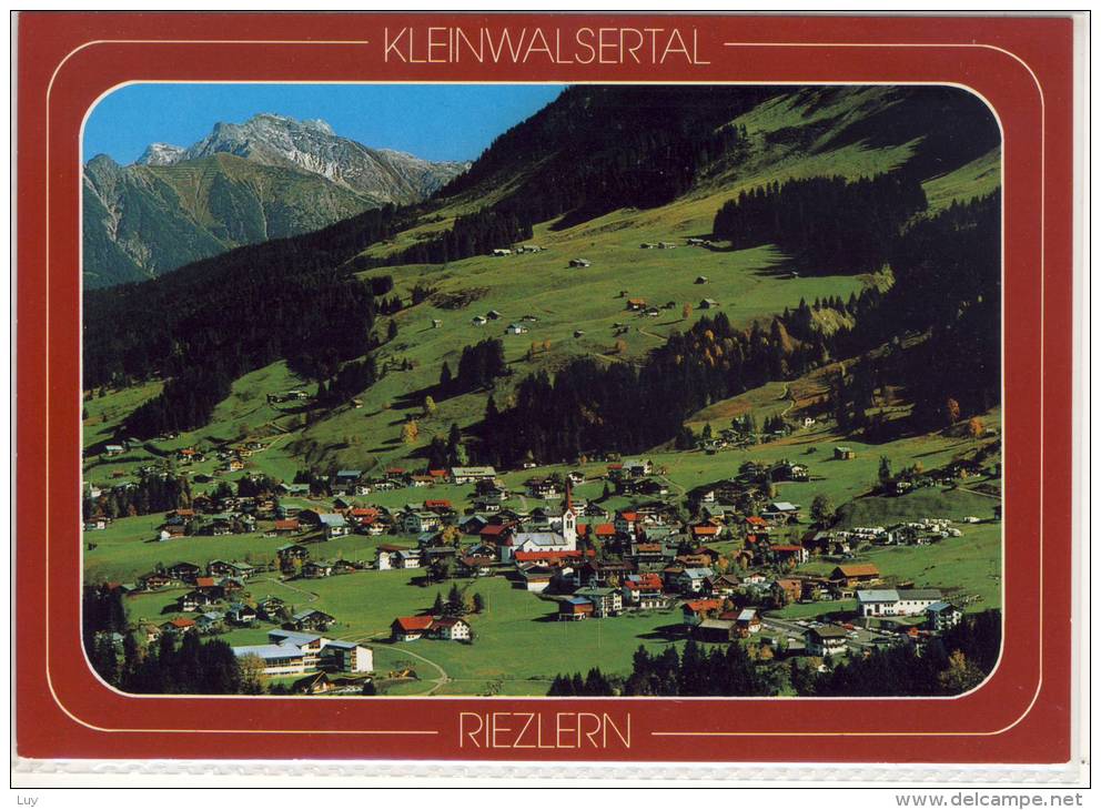 RIEZLERN, Kleinwalsertal -  Panorama Mit Oberwestegg U. Nebelhorn - Sonstige & Ohne Zuordnung