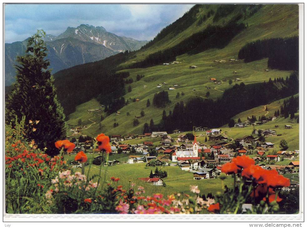 RIEZLERN, Kleinwalsertal -  Panorama Mit Oberwestegg U. Nebelhorn - Sonstige & Ohne Zuordnung