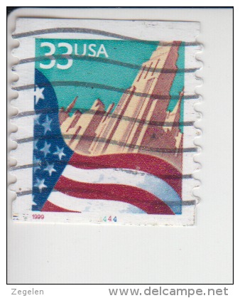 Verenigde Staten(United States) Rolzegel Met Plaatnummer Michel-nr 3091 BG I Plaat  4444 - Rollenmarken (Plattennummern)