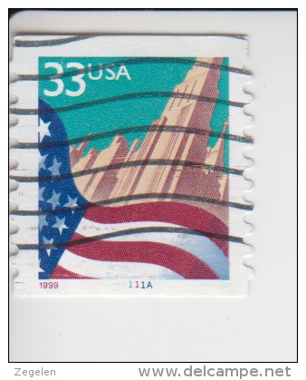 Verenigde Staten(United States) Rolzegel Met Plaatnummer Michel-nr 3091 BG II Plaat  1111A - Roulettes (Numéros De Planches)