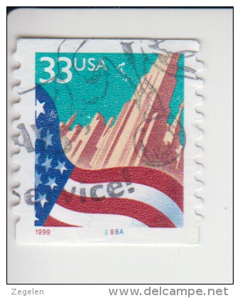 Verenigde Staten(United States) Rolzegel Met Plaatnummer Michel-nr 3091 BG II Plaat  8888A - Coils (Plate Numbers)