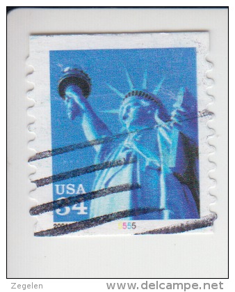 Verenigde Staten(United States) Rolzegel Met Plaatnummer Michel-nr 3399 Plaat  5555 - Rollen (Plaatnummers)