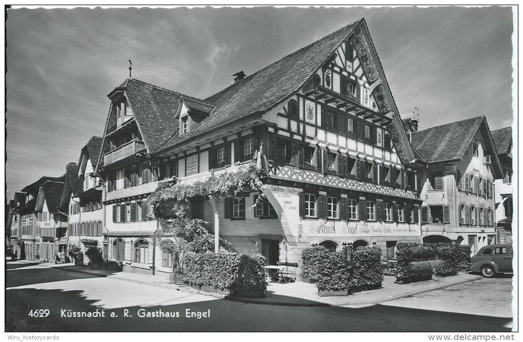 AK 0347  Küssnacht Am Rigi - Gasthaus Engel Um 1950-60 - Otros & Sin Clasificación