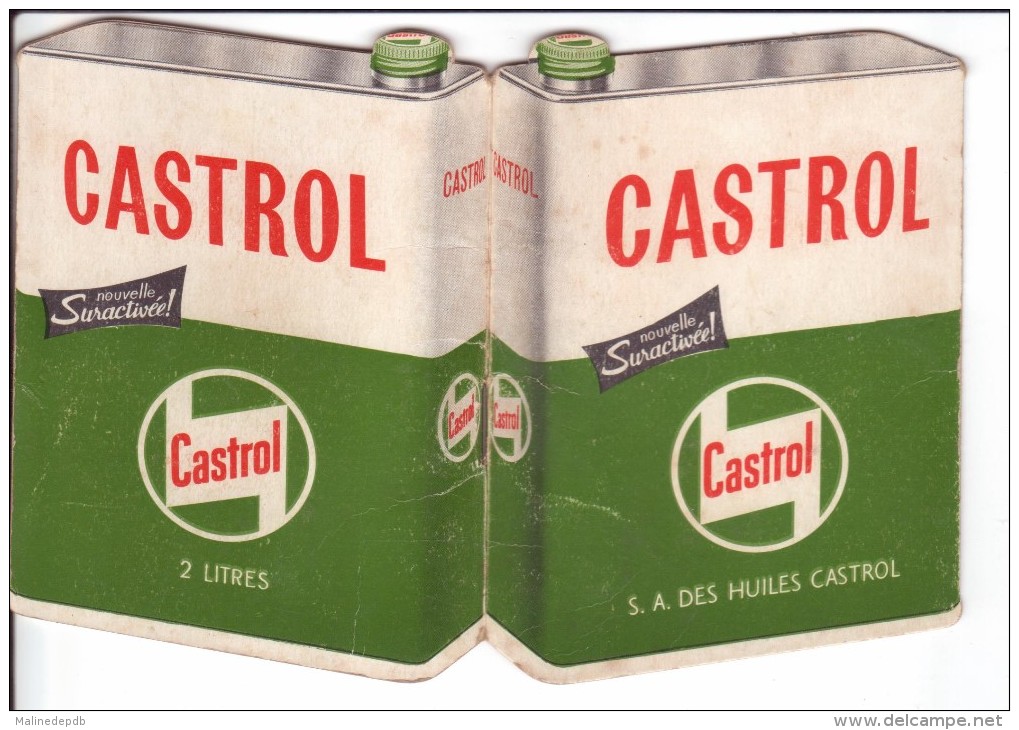 Calendrier Publicitaire 1960 Et 1961 Offert Par Les HUILES CASTROL - Petit Format : 1941-60