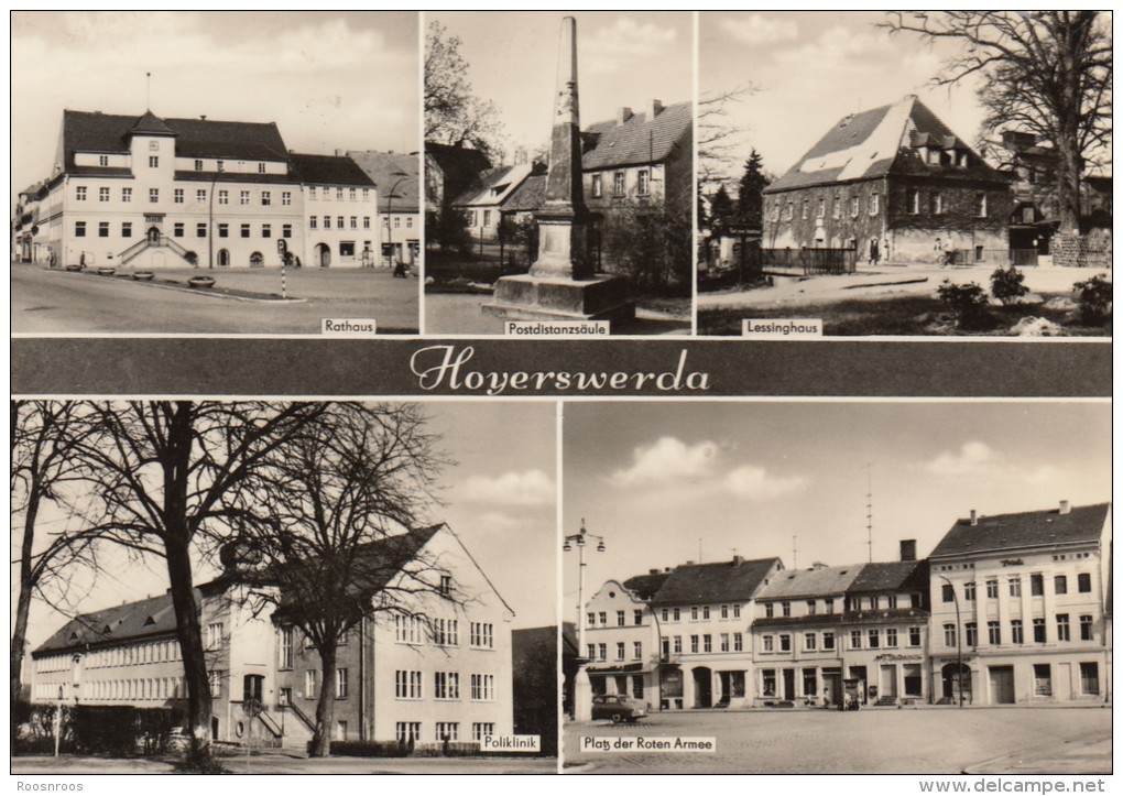 CP HOYERSWERDA ALLEMAGNE MULTIVUES  1974 - Hoyerswerda