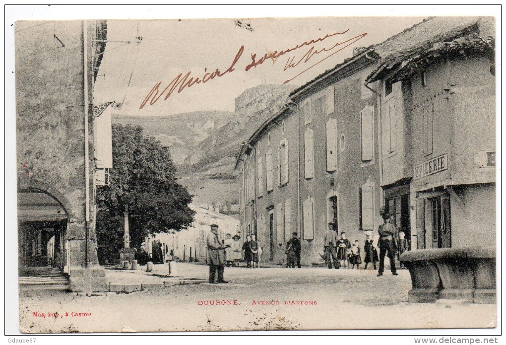 DOURGNE (81) - AVENUE D'ARFONS - Dourgne