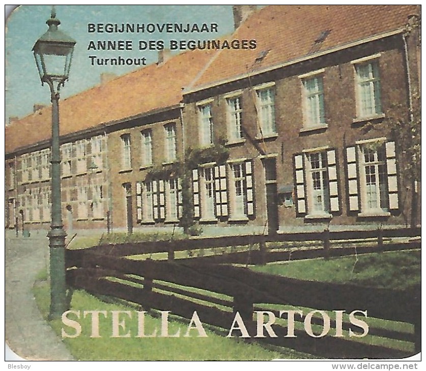 STELLA ARTOIS BEGIJNHOVENJAAR ANNEE DE GEGUINAGES  TURNHOUT - Sous-bocks