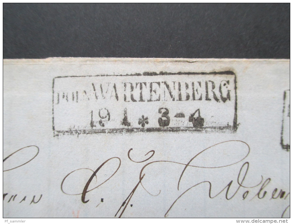 AD Nordd. Postbezirk Nr. 16 EF Verwendet In Preussen! Kastenstempel Poln Wartenberg Nach Leipzig. Interessanter Beleg!! - Storia Postale