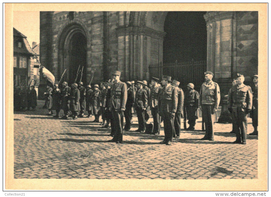 SPIRE ... SPEYER .... 8 AVRIL 1945 PRISE D ARMES ... DE GAULLE - War 1939-45