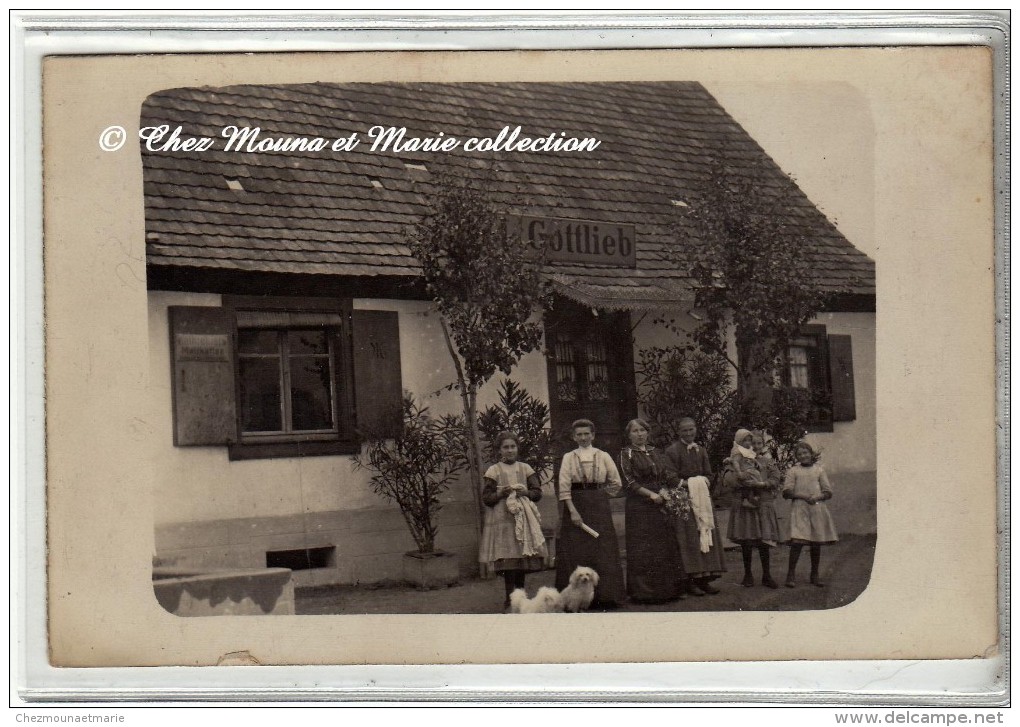 ALLEMAGNE - ABSTATT HAPPENBACH - RESTAURANT HAHN GOTTLIEB - CARTE PHOTO - Autres & Non Classés