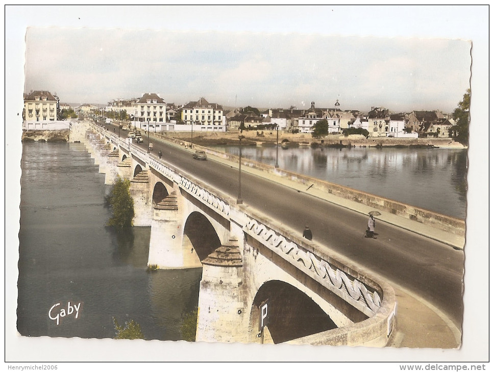 Maine Et Loire - 49 - Saumur Le Pont Et La Loire - Saumur