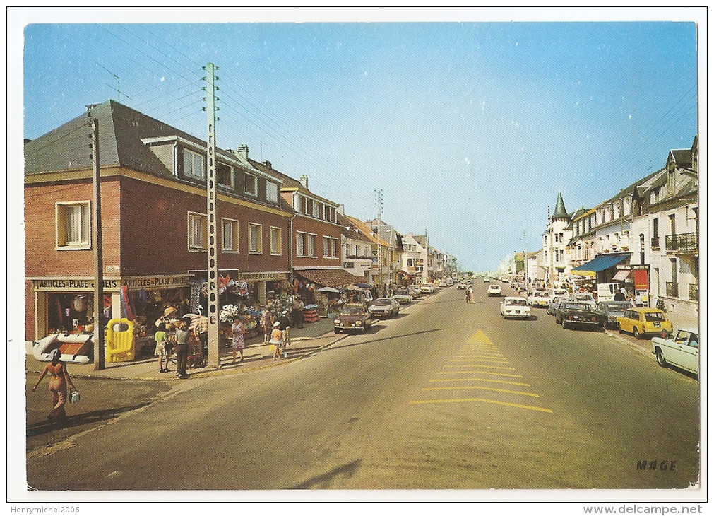 Somme -80 - Fort Mahon Avenue De La Plage Animée - Fort Mahon