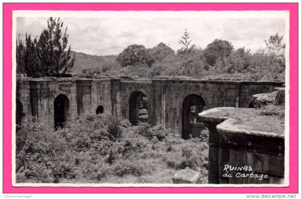 Carte Photo Costa Rica - Ruinas Da Cartago - Ruines De Carthage - Foto Sport - JOSÉ STAUFER & Co - AGFA - Costa Rica