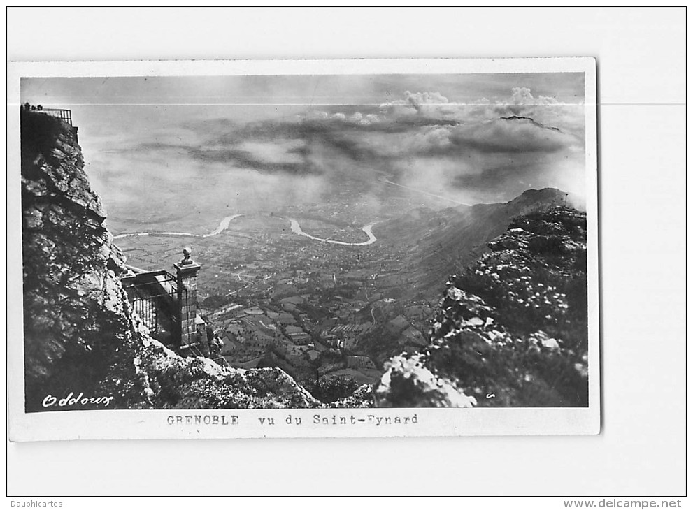 GRENOBLE - La Vile Vue Du Saint Eynard - Edition Oddoux - 2 Scans - Grenoble